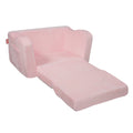 Baby Chair 2-in-1 Lounger Foldable Kids Sofa Pink