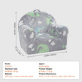 Toddler Chair Glow in the Dark Plush Baby Chair Playroom Furniture Grey