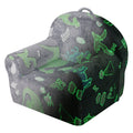 Toddler Chair Glow in the Dark Plush Baby Chair Playroom Furniture Grey