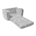 Glow-in-Dark Kids Fold-out Sofa Convertible Lounger 2-in-1 Toddler