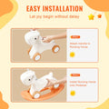 3 in 1 Rocking Horse Toddler 1-3 Years Balance Board Orange