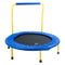 3FT Foldable Trampoline 92cm Kids Toddlers Indoor Outdoor Foam Handle