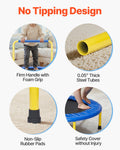 3FT Foldable Trampoline 92cm Kids Toddlers Indoor Outdoor Foam Handle