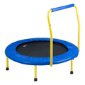 3FT Foldable Trampoline 92cm Kids Toddlers Indoor Outdoor Foam Handle