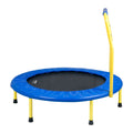 3FT Foldable Trampoline 92cm Kids Toddlers Indoor Outdoor Foam Handle