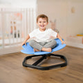 Kids Swivel Chair 220lb Capacity Flower Spinning Sensory Autism Blue