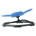 Kids Swivel Chair 220lb Capacity Flower Spinning Sensory Autism Blue