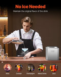 CO2 Beer Glass Froster Chiller 8-10 Sec LED Light Wine Bar