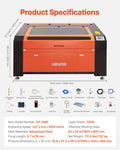 130W CO2 Laser Engraver Cutter 1400x900mm Wood Acrylic Glass