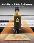 55W CO2 Laser Engraver 500x300mm Desktop Cutter Camera