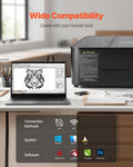 55W CO2 Laser Engraver 500x300mm Desktop Cutter Camera
