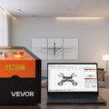 45W CO2 Laser Engraver Cutter 300x200mm Rotary Air Assist