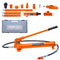 10 Ton Porta Power Kit Hydraulic Jack 4.6ft Oil Hose Storage