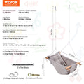 Canvas Baby Swing 3 Modes 150kg Weight Capacity Tree Straps