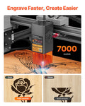 10W Laser Engraver Cutter 300x300mm Wood Leather Glass Engraving Machine