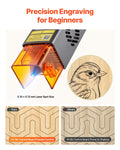 10W Laser Engraver Cutter 300x300mm Wood Leather Glass Engraving Machine