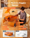 10W Laser Engraver Cutter 300x300mm Wood Leather Glass Engraving Machine
