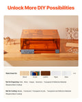 10W Laser Engraver Cutter 300x300mm Wood Leather Glass Engraving Machine