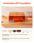 20W Laser Engraver Cutter 300x300mm Wood Leather Glass Metal