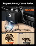 20W Laser Engraver Cutter 500x320mm Wood Leather Glass Metal