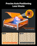20W Laser Engraver Cutter 400x400mm with Enclosure Camera