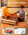 20W Laser Engraver Cutter 400x400mm with Enclosure Camera
