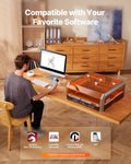 20W Laser Engraver Cutter 400x400mm with Enclosure Camera