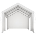 Carport Car Canopy 10x20FT Heavy Duty Car Shelter with Sidewalls White