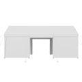 Carport Car Canopy 10x20FT Heavy Duty Car Shelter with Sidewalls White