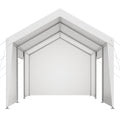 Carport 12x20FT Heavy Duty Car Shelter Sidewalls Grey