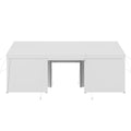 Carport 12x20FT Heavy Duty Car Shelter Sidewalls Grey