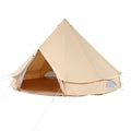 Canvas Bell Tent 3m 4-Season Camping Tent Stove Jack