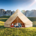Canvas Bell Tent 4m 4-Season Yurt with Stove Jack