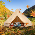 Canvas Bell Tent 4m 4-Season Yurt with Stove Jack