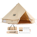 Canvas Bell Tent 5m 4-Season Camping Yurt with Stove Jack