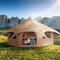 Canvas Bell Tent 5m 4 Seasons Camping Stove Jack