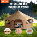 Canvas Bell Tent 5m 4 Seasons Camping Stove Jack