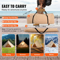Canvas Bell Tent, 4 Seasons 7 m/22.97 ft Yurt Tent, Canvas Tent for Camping with Stove Jack, Breathable Tent Holds up to 12 People, Family Camping Outdoor Hunting Party