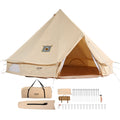 Canvas Bell Tent 7m 12 Person Yurt Camping Stove Jack Breathable