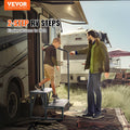 RV Steps 2-Step Carbon Steel Stairs Handrail 199kg Load Capacity