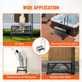 RV Steps 2-Step Carbon Steel Stairs Handrail 199kg Load Capacity