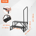 RV Steps 2-Step Carbon Steel Stairs Handrail 199kg Load Capacity