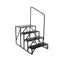 RV Steps 4-Step Carbon Steel 199.5kg Load Handrail Non-Slip