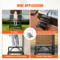RV Steps 4-Step Carbon Steel 199.5kg Load Handrail Non-Slip
