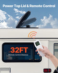 RV Vent Roof Fan 355.6mm 10-Speed Reversible Remote Control