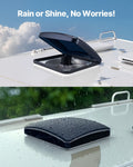 RV Vent Roof Fan 355.6mm 10-Speed Reversible Remote Control