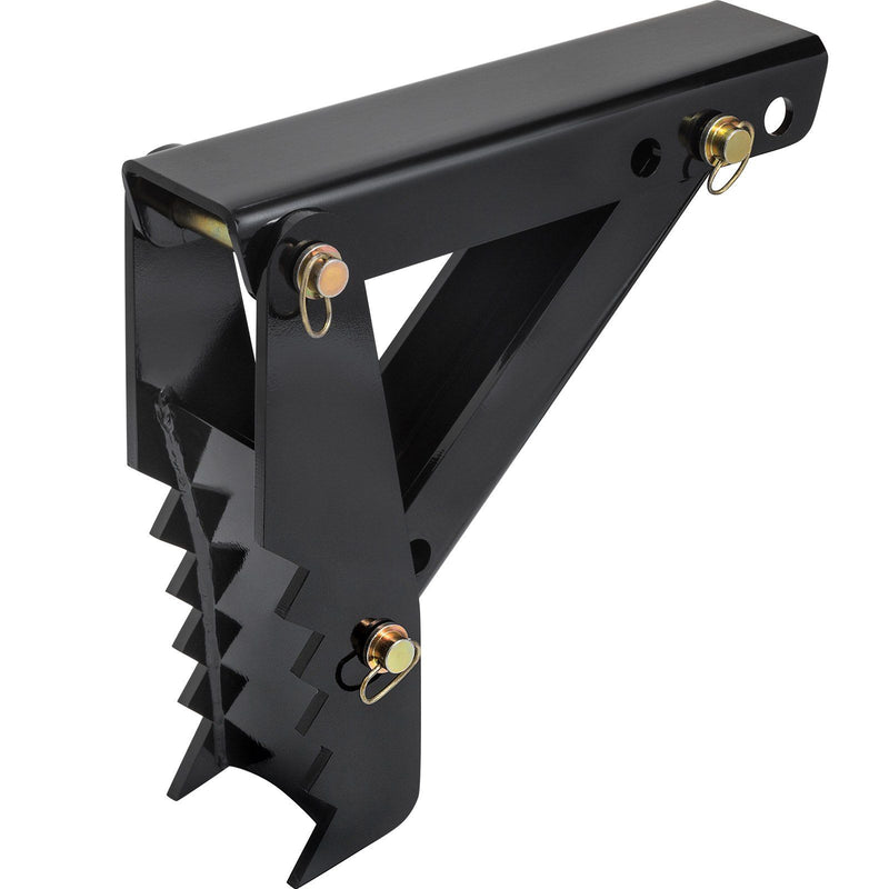 Backhoe Thumb 45.7cm 12mm Teeth Heavy Duty Excavator Black Steel