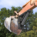 Backhoe Thumb 45.7cm 12mm Teeth Heavy Duty Excavator Black Steel