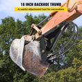 Hydraulic Backhoe Thumb 45.7cm Heavy Duty Excavator Weld On