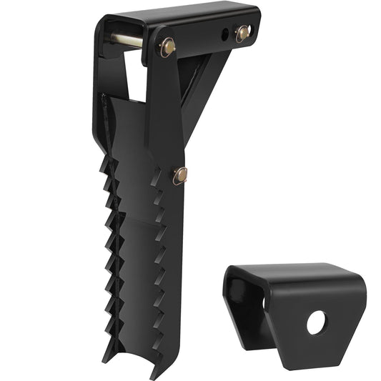 Backhoe Excavator Thumb Attachments, 91.44 cm Adjustable Extreme Weld On Backhoe Thumb Hoe Clamp 1.27 cm Inch Teeth Thick Steel Plate 16MM Assembly Bolt-On Design
